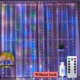 thumbnail image 1 of Cadena de cortina de ventana LED, guirnalda de luces de hadas, decoración de fiesta de boda, hogar, niños, niña, cumpleaños, ramadán, Eid, Mubarak, pascua, 3M, 1 of 4