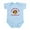 Sky Blue, variant on CafePress - Not Only Am I Cute I'm Haitian Too Infant Bodysuit - Baby Light Bodysuit, Size Newborn - 24 Months