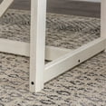 thumbnail image 4 of Brennan 72" Solid Wood Trestle Dining Table in Rustic Oak/White Wash, 4 of 7