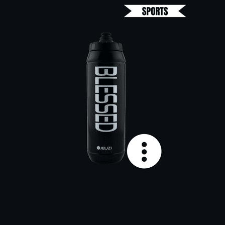 32oz Purist Cycling Water Bottle Blessed Black-JEUZi
