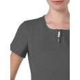 thumbnail image 3 of KOI lite 317 Haut de Sarrau Serenity pour Femme Charbon 3TG, 3 of 5
