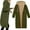 Green jacket for women, variant on Usmixi Winter Womens Sweatshirt Coat Plush Lined Overcoat for Women Fashion Loose Zip up Drawstring Hooded Sweatshirt Long Coat Casual Solid Long Sleeve Fuzzy Fleece Outwear Up to 65% off