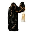 thumbnail image 2 of Dualoai Hell Messenger Lantern Ornament Realistic Ghost Statue for Bedroom Lawn Home Black, 2 of 9