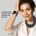 thumbnail image 2 of Shop LC Earrings Women Jewelry Tube Hoop Cute Stainless Steel Birthday Gifts, 2 of 12