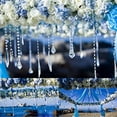 thumbnail image 5 of Crystal Beads for Chandelier 3.28 Ft Clear Glass Beads Lamp Chain for Wedding Party DIY Christmas Crystal Garland Decoration, 5 of 6