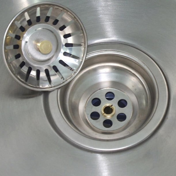 Accesorios de acero inoxidable para cocina, filtro de piscina, tapón de fregadero, tapón de desecho, filtro de fregadero, filtro de ba?o, suministros para el hogar LingWen 1327533421072