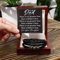 thumbnail image 7 of To My Dad Bracelet, Dad Christmas Gift, Inspirational Gifts for Father's Day from Son, Dad Gift from Daughter, No Greater Gift Than Father's Hug, 7 of 7