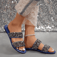 thumbnail image 4 of Plus Size Wide Width Pointed Toe Women's Casual & Dress Shoes Comfortable Office Work Daily Wear Spring Summer Blue 8.5, 4 of 7