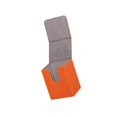 thumbnail image 1 of Trading Card Deck Box Organizer Storage Holder Holds 100+ Protectors Container Premium Container Premium Card for MTG Card Orange, 1 of 9