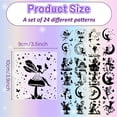 thumbnail image 2 of 24Pcs Fairy Silhouettes Mason Jar Decor Butterflies Laser Cut Cardboard Scrapbook Cutouts Die Cuts PVC for Crafting Lantern, 2 of 7