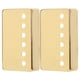 thumbnail image 1 of 2 uds carcasa para pastilla de guitarra eléctrica cubierta de níquel 50mm y 52mm Accesorios para Instrumentos Musicales dorado, 1 of 14