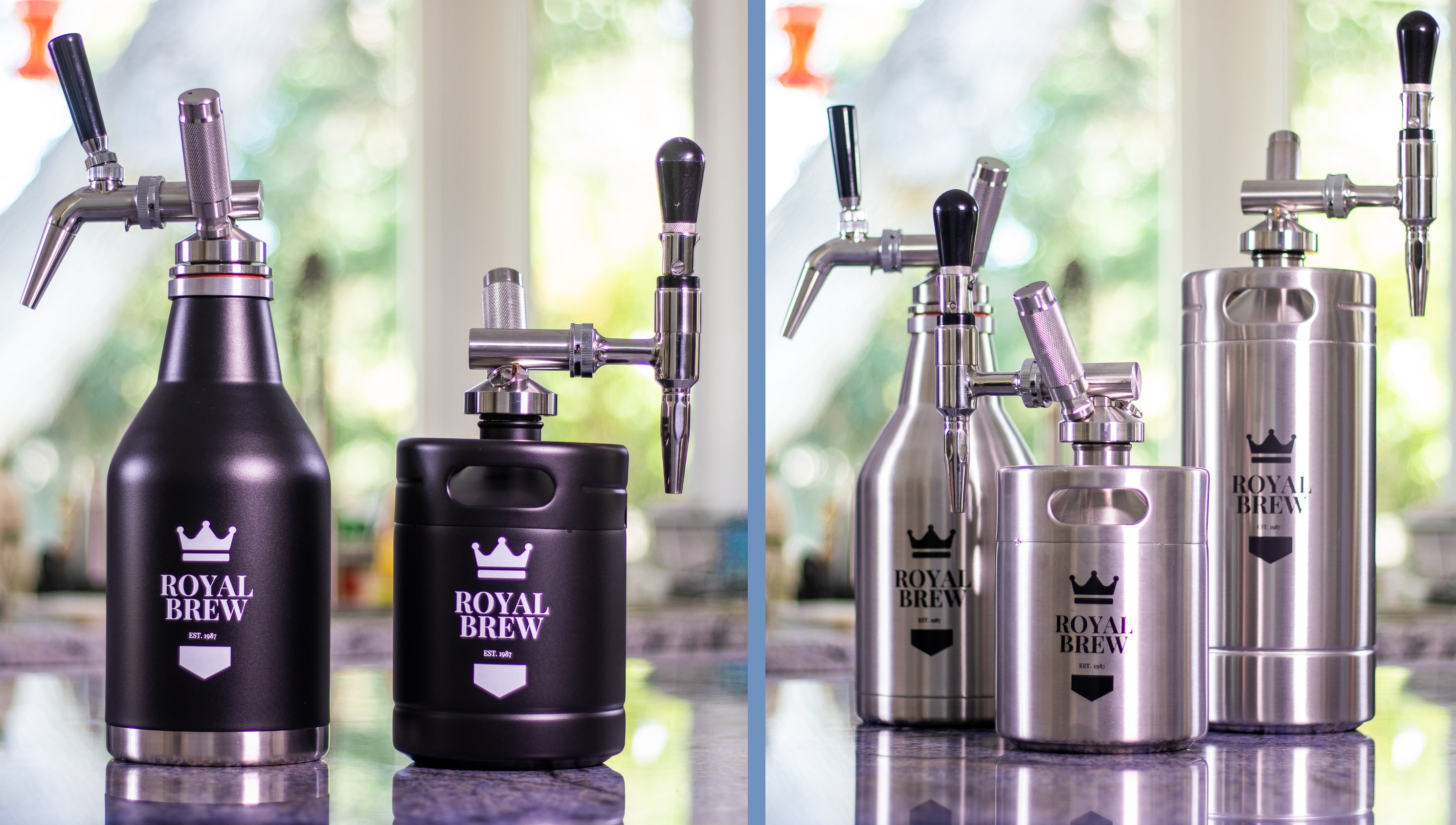 The Royal Brew Nitro Cold Brew Coffee Maker Home Keg Kit System revolutionizes the coffee experience for enthusiasts who crave the smooth, velvety goodness of nitro cold brew at home. This all-inclusive kit features a sleek 64-ounce stainless steel keg with a handy sight glass, ensuring precise coffee monitoring. With its nitrogen cartridge holder, users can effortlessly infuse their brew with the perfect amount of nitrogen gas for that signature creamy texture. Additionally, the stainless steel tap guarantees a flawless pour every time.