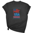 thumbnail image 2 of Independence Day POROPL Womens T Shirts ,Cotton Womens Graphic T Shirts Crewneck Short Sleeve Shirt, 2 of 5