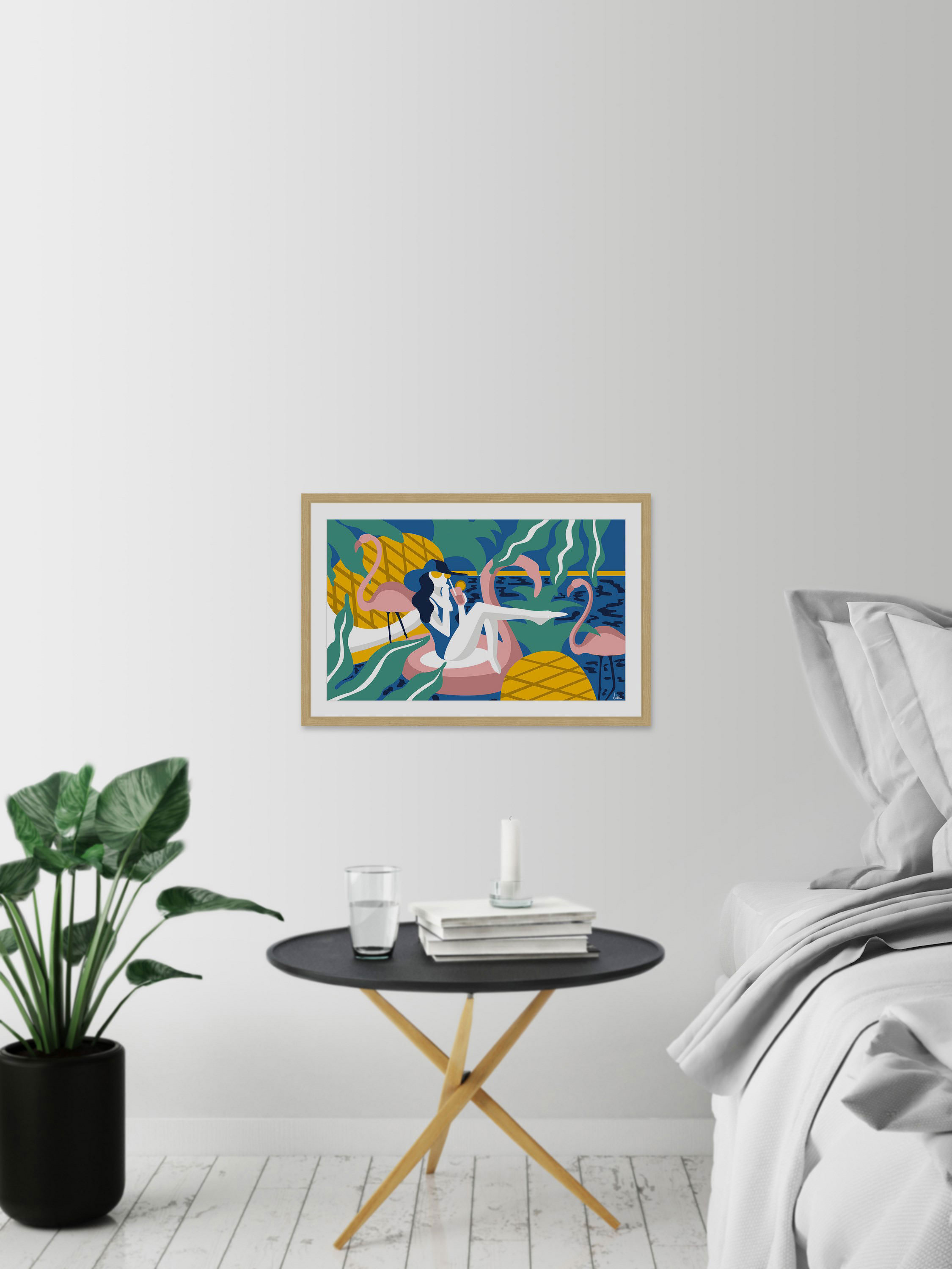 Come the Summer Time Framed Painting Print