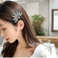 thumbnail image 5 of Chic Black Maple Leaf Rhinestone Hair Clip and Other Designs for Women & Girls, 5 of 31