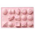 thumbnail image 1 of 14 Angels Chocolate Silicone Mold Soft Candy Decoration Ice Box Baking Cake Mold(Pink), 1 of 4