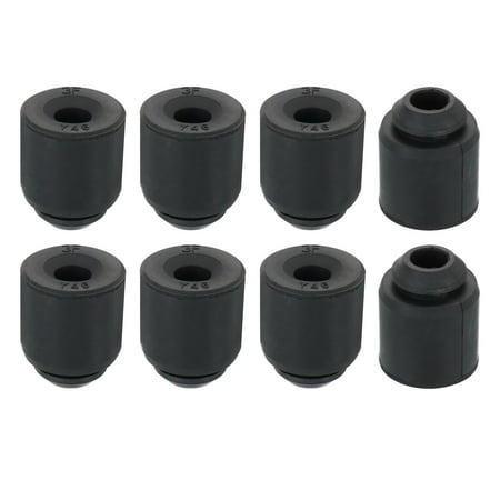 

Uxcell 1.2 x 1.5 Compressor Rubber Feet Foot Mount Anti Vibration Pad Replacement for Air Conditioner Black 8 Pack