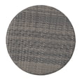 thumbnail image 4 of Townsgate Outdoor Boho Round Wicker Accent Table, Gray, 4 of 7