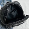 thumbnail image 2 of Bolsa Mochila escolar informal acolchada de algodón Mochila femenina acolchada para invierno (negro) Ehuebsd Para Estrenar, 2 of 9