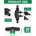 thumbnail image 2 of Locked Barbed Tee Connectors /\uD to /\uD Drip Irrigation Fittings Kit /mm to /mm Tube Lock Female Connector Way Barbed Lock Irrigation Parts for Watering System, 2 of 7