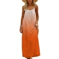 thumbnail image 4 of LVHAOGJOB Robe Tendance pour Femmes Maxi Grande Taille Robe d'Été Sans Manches Plage Longue Imprimée Robe Soleil pour Femmes Dos Nu, 4 of 9