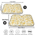 thumbnail image 3 of Haiem Banana Car Windshield Sun Shade - Blocks UV Rays Sun Visor Protector, Sunshade to Keep Your Vehicle Cool, Universal Fit SUV Van Sedan-Small, 3 of 7