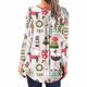 thumbnail image 5 of Pntutb Mujer Casual Navidad Impreso Jersey Cuello Redondo Manga Larga Botones Blusa tops Pntutb Pntutb-2343, 5 of 6
