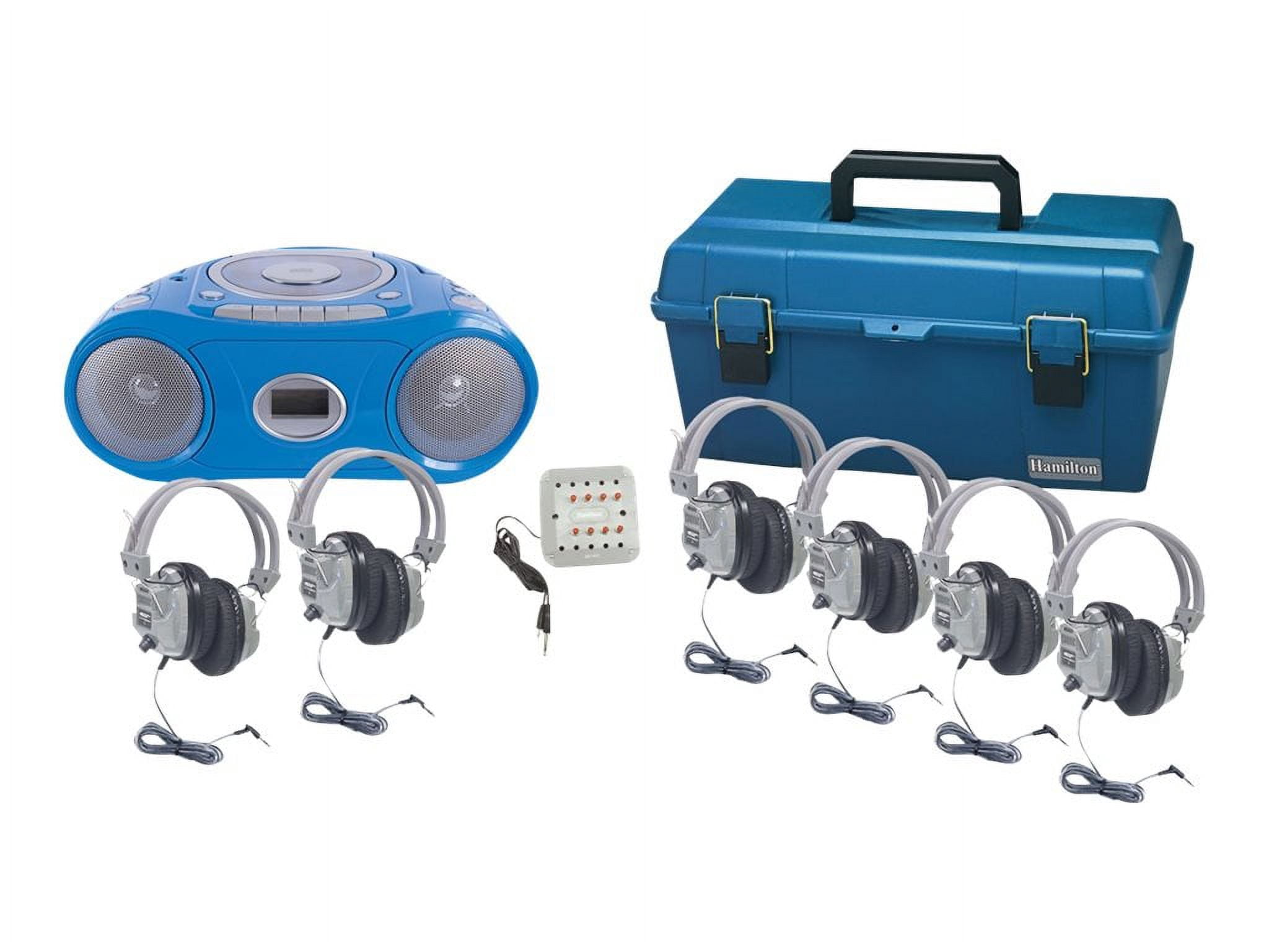 6 PERSON BLUETOOTH/CD/CASSETTE LISTENING CENTER VIA ERGOGUYS