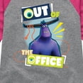 thumbnail image 3 of Monsters Inc. - Out Of The Office Tylor - Toddler & Youth Girls Raglan Graphic T-Shirt, 3 of 5