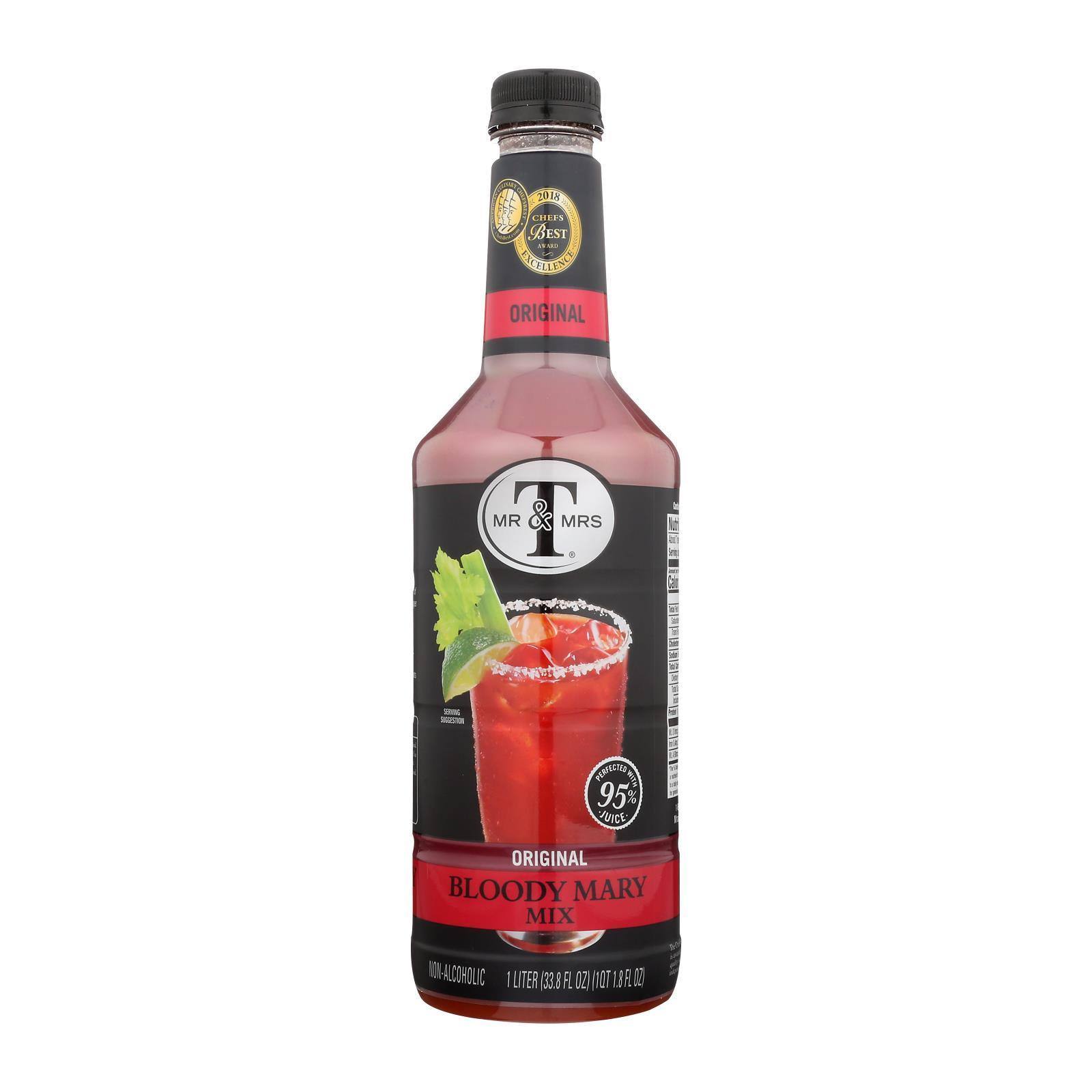 Mr And Mrs T Bloody Mary Mix Case of 6 33.8 FZ
