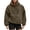 AG, variant on felwors Women's Dog Carrier Hoodie Oversized Fleece Pet Pouch Sweatshirt Kangaroo Pocket Long Sleeve Drawstring Holder Khaki for Size XXXXXL