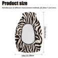 thumbnail image 7 of Uorisanigo Zebra Stripe Print ATV Seat Cover Waterproof Waterproof & Tear-Resistant Four Wheeler Seat Cushion ATV Accessories, Compatible with Polaris Sportsman Polaris Scrambler Honda Rancher, 7 of 7