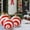 XXNew--B, variant on 100Fens 4Pcs/Set Velvet Ornaments Balls Sets for Christmas Tree Red Flocked Christmas Balls Assortment for Xmas Tree Holiday Decor