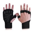 thumbnail image 2 of Wrap Wrist Guantes De Gimnasia Antideslizantes - Negro M Adepaton 220485-2, 2 of 7