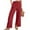 *Red, variant on ClodeEU Woman Linen High Waisted Pull On Flowy Wide Leg Pants,Casual Baggy Drawstring Trousers Pants White,Womens Plus L