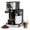 Silver, variant on Auseo 20 Bar Espresso Machines with Milk Frother Steam Wand, Espresso Coffee maker with Visual Pressure Gauge, Ground Coffee & Capsule, Espresso/Cappuccino/Latte/Mocha for Home