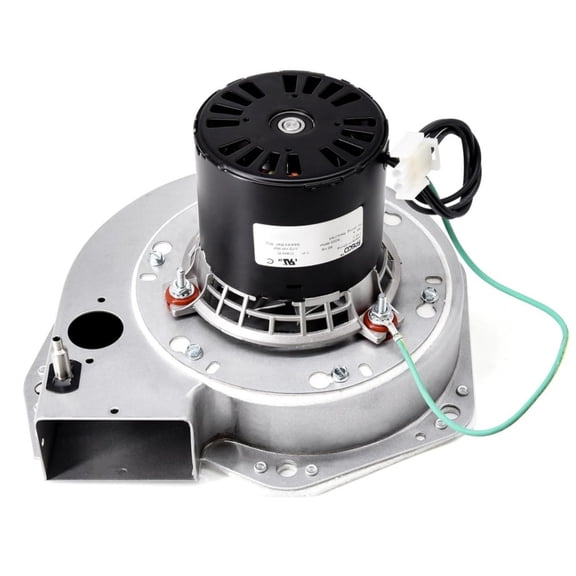 For Whitfield Quest Pellet Stove Exhaust Combustion Motor Blower w Housing & Gasket - 12056010, 12126009, 12156009