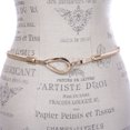 thumbnail image 2 of Women's Skinny Elastic Chain Punk Wedding Belt Piece Stretch Waistband, 2 of 2