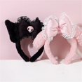 thumbnail image 3 of Sanrio Sweet Fashion Headband Kuromi My Melody Cute Anime Plush Hair Hoop For Girls Princess Style All-match Hair Accessories, 3 of 9