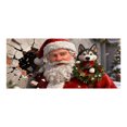 thumbnail image 3 of Christmas Garage Door Banner 16x7ft Large, Outdoor Holiday Decor with Grommets for 2 Car Garage, Fence, Porch and Events, 3 of 5