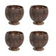 thumbnail image 1 of New Natural Coconut Cup Coconut Shell Fruit Beer Coffee Cold Drink Cup Coconut Bowl-4Pcs, 1 of 5