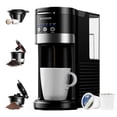 thumbnail image 1 of SHARDOR 3 in 1 Single Serve Coffee Maker, K Cup Pod Coffee Maker Compatible with Grounds & Teas, 6 to 14oz Brew Sizes, 40oz Removable Water Tank, Eas, 1 of 7