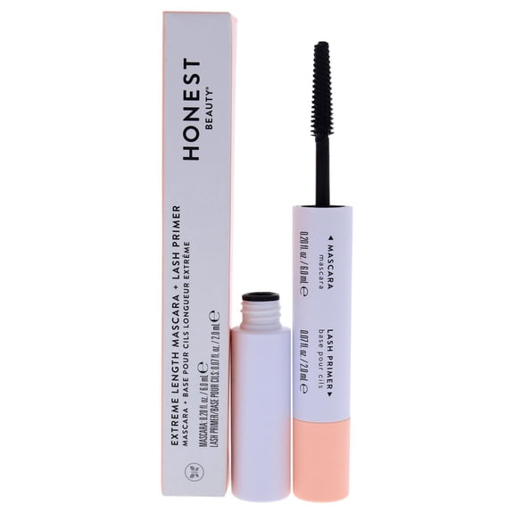 Extreme Length Mascara Plus Lash Primer by Honest for Women - 0.27 oz Mascara