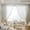 White, variant on XUELC Lace Sheer Curtains Long Boho Floral Embroidery Curtains 2 Panel Set Rod Pocket Light Filtering Sheers for Bedroom Living Room