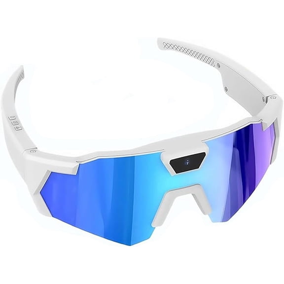 Pov Glasses 4K Baseball Sunglasses with Camera, Smart Camera Glasses for Skiing and Outdoor Cycling Goggles