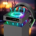 Cooling Fan for Xbox Series X with Headset Holder, Top Cooling System