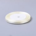 thumbnail image 4 of 1/4 inch(6mm) Beige Satin Ribbon Wedding Sewing DIY 25yards/roll(22.86m/roll), 4 of 4