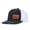 Black and white, variant on PAPA Letter Embroidered Color Block Trucker Hat Unisex Adjustable Cotton Breathable Fashion Cap for Travel Daily Wear