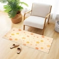thumbnail image 6 of Haosy Light Orange Star Bathroom Rugs Non Slip Absorbent Soft Plush Quick Dry Bath Mat, 39"x20", 6 of 8