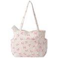 thumbnail image 6 of Pan chenh Corduroy Tote Bag for Women Large Capacity Work Bag Weekender Duffle Bags with 6 Pockets Shoulder Crossbody Handbag for Office Travel Gym and Everyday Use Overnight, 6 of 7